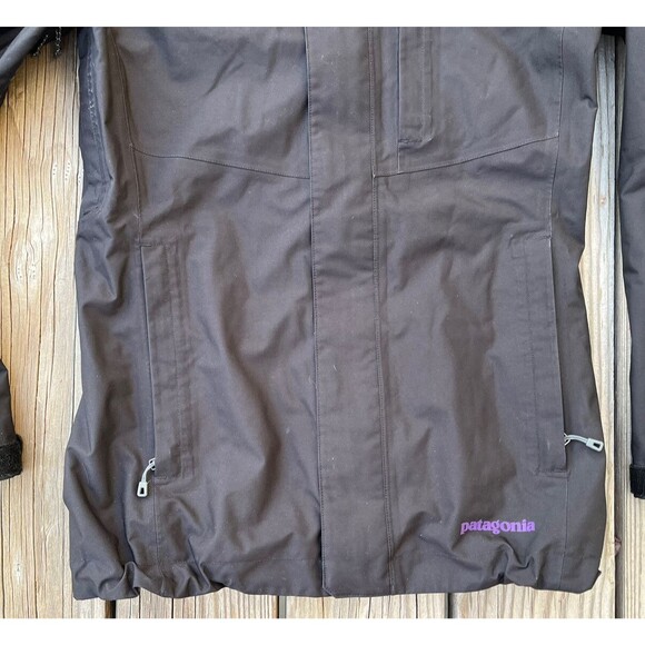 Patagonia Snowbelle h2no Women's XS Jacket Shell Only RECCO Missing Hood - Black - Picture 3 of 11
